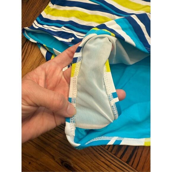 Tommy Bahama stripe one piece strapless size 16 - Picture 6 of 6